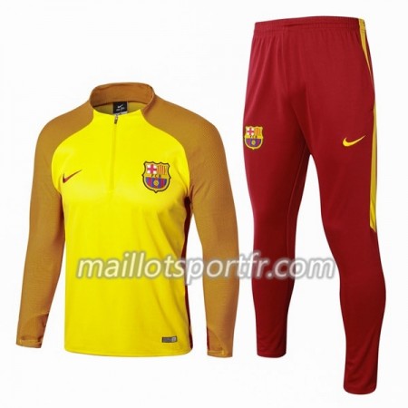 FC Barcelone Ensemble Sweat d'entrainement 2017/2018 Jaune Orange